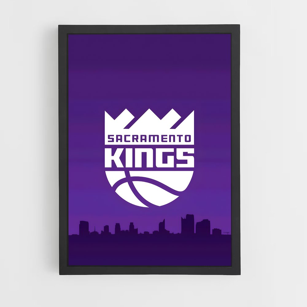 Poster Sacramento kings Center – affiche Basketball (vue 2)
